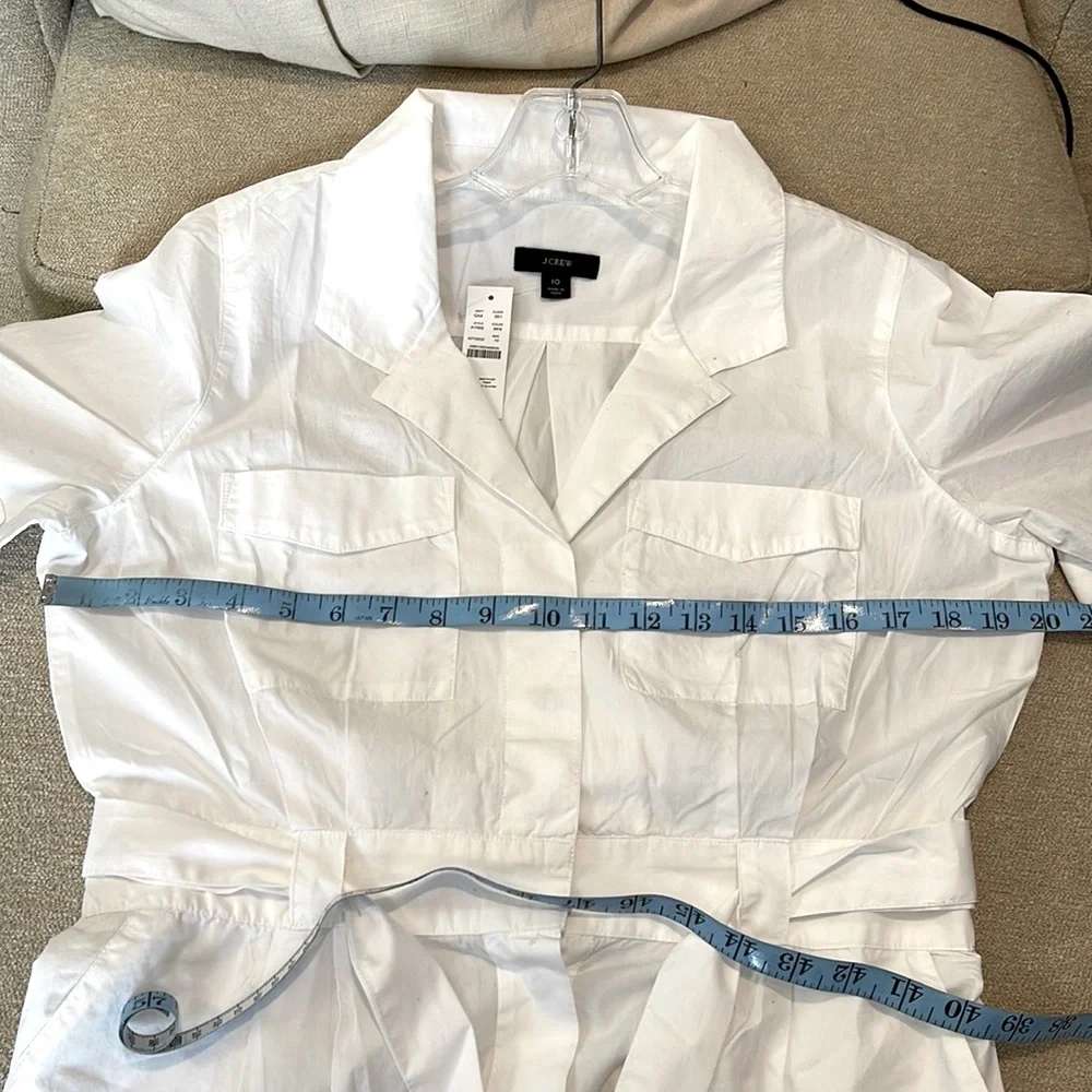 J.Crew Poplin Patch-pocket cotton poplin shirtdress dress AY892